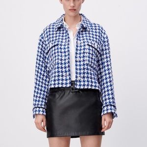 Zara structured jewel overshirt